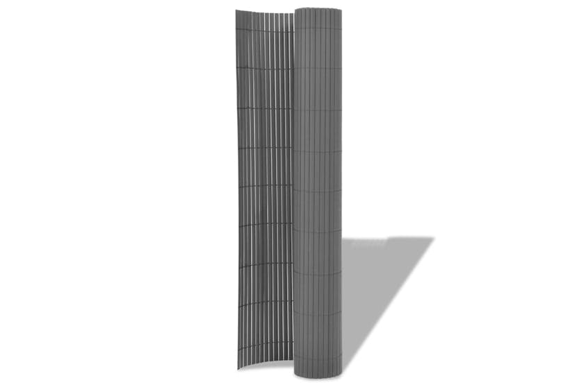 vidaXL 43626 Double-sided Garden Fence Pvc 90x300cm Grey vidaXL 43626 Double-sided Garden Fence Pvc 90x300cm Grey