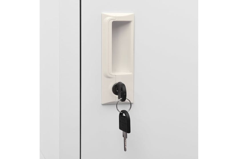 vidaXL 339600 Saddle Cabinet Light Grey 53x53x140cm Steel vidaXL 339600 Saddle Cabinet Light Grey 53x53x140cm Steel