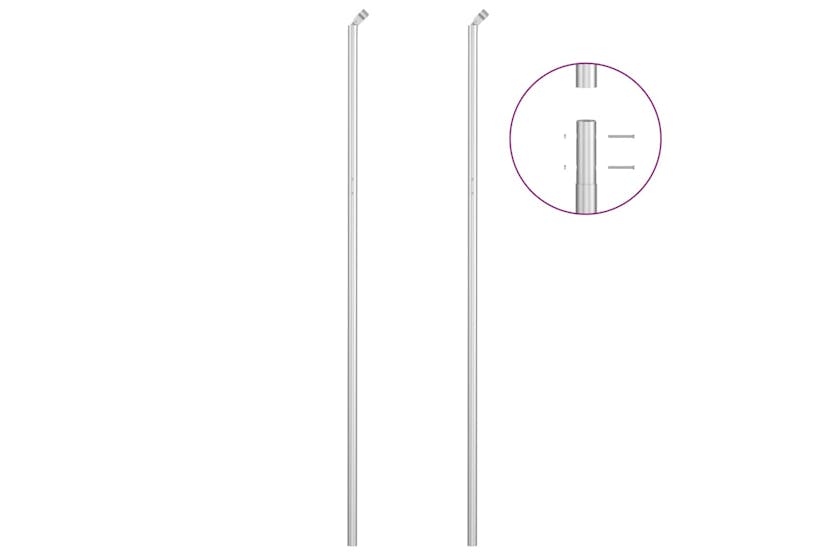 vidaXL 145752 Chain Link Fence With Posts Galvanised Steel 15x1.5 M Silver vidaXL 145752 Chain Link Fence With Posts Galvanised Steel 15x1.5 M Silver