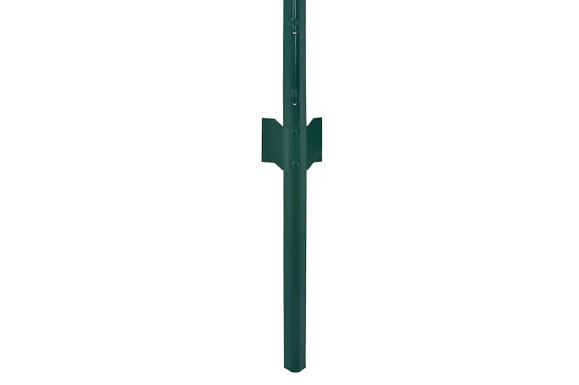 vidaXL 144606 Wire Mesh Fence With Posts Steel 25x1.5 M Green vidaXL 144606 Wire Mesh Fence With Posts Steel 25x1.5 M Green