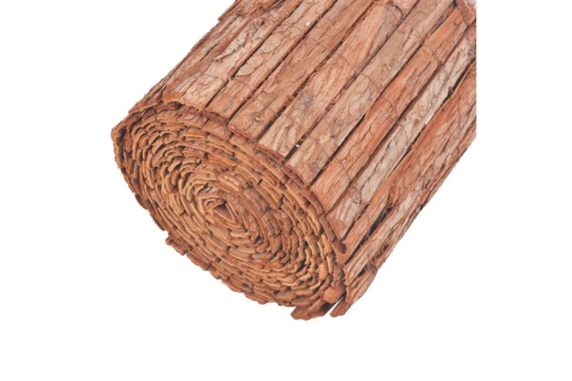 vidaXL 142680 Bark Fence 1000x50cm vidaXL 142680 Bark Fence 1000x50cm