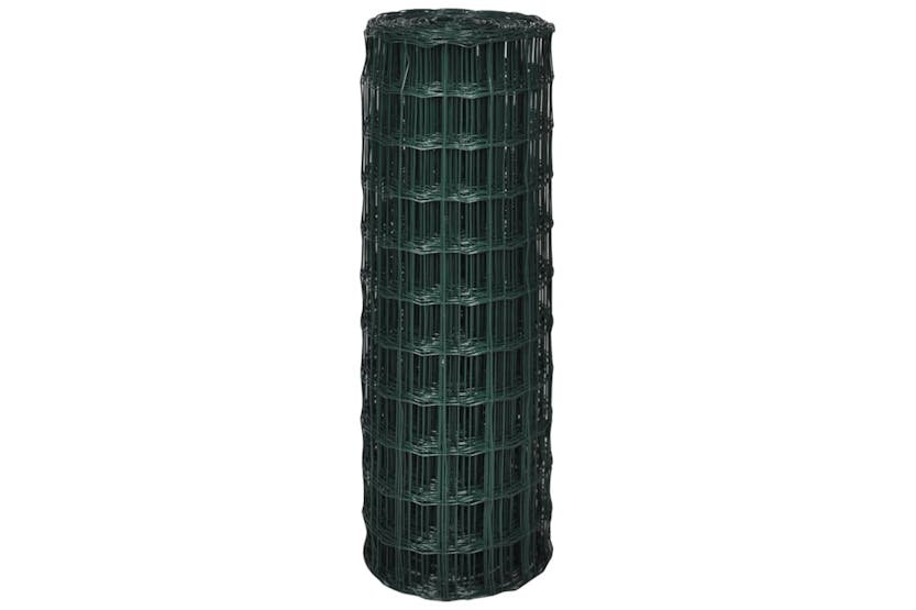 vidaXL 140586 Euro Fence Steel 10x1.2 M Green vidaXL 140586 Euro Fence Steel 10x1.2 M Green