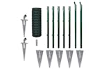 vidaXL 140556 Euro Fence Steel 10x0.8 M Green vidaXL 140556 Euro Fence Steel 10x0.8 M Green