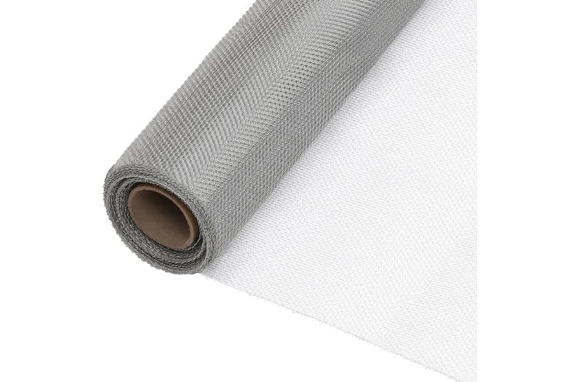vidaXL 150898 Mesh Screen Stainless Steel 112x2000cm Silver vidaXL 150898 Mesh Screen Stainless Steel 112x2000cm Silver