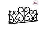 vidaXL 318301 Lawn Edgings 17 Pcs Black 10 M Pp vidaXL 318301 Lawn Edgings 17 Pcs Black 10 M Pp