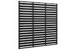 vidaXL 318111 Fence Panel Wpc 180x180cm Black vidaXL 318111 Fence Panel Wpc 180x180cm Black