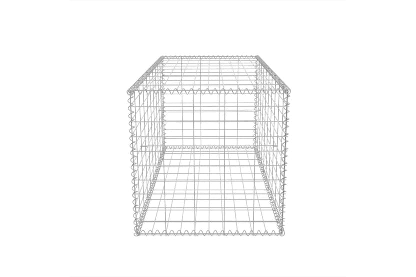vidaXL 142549 Gabion Basket Galvanised Steel 100x50x50cm vidaXL 142549 Gabion Basket Galvanised Steel 100x50x50cm