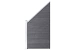 vidaXL 3053239 Wpc Fence Set 7 Square + 1 Slanted 1311x186cm Grey vidaXL 3053239 Wpc Fence Set 7 Square + 1 Slanted 1311x186cm Grey