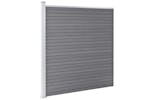 vidaXL 3053239 Wpc Fence Set 7 Square + 1 Slanted 1311x186cm Grey vidaXL 3053239 Wpc Fence Set 7 Square + 1 Slanted 1311x186cm Grey