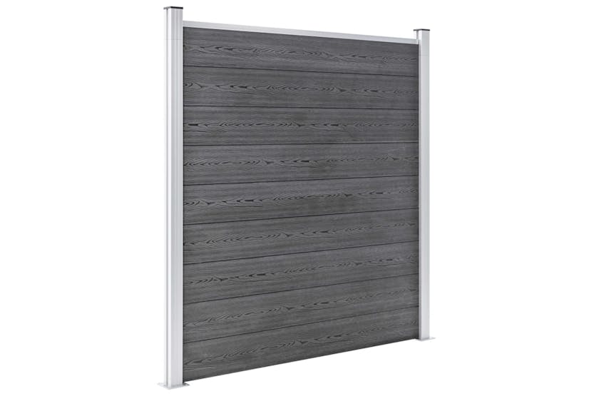 vidaXL 3053233 Garden Fence Wpc 1737x186cm Grey vidaXL 3053233 Garden Fence Wpc 1737x186cm Grey