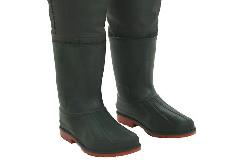 vidaXL 133656 Wading Pants With Boots Green Size 41 vidaXL 133656 Wading Pants With Boots Green Size 41