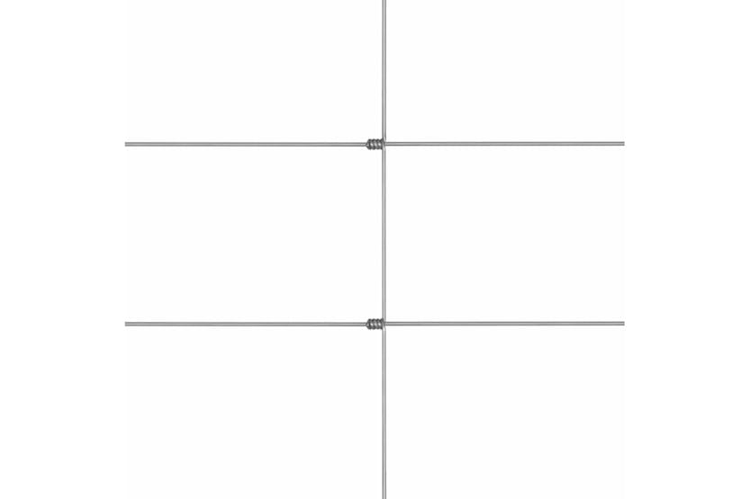 vidaXL 149485 Garden Fence Galvanised Steel Silver 50x1.2 M vidaXL 149485 Garden Fence Galvanised Steel Silver 50x1.2 M