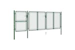 vidaXL 144446 Garden Gate Steel 125x395cm Green vidaXL 144446 Garden Gate Steel 125x395cm Green