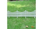 vidaXL 41227 White Lawn Divider 17 Pcs / 10 M vidaXL 41227 White Lawn Divider 17 Pcs / 10 M