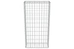 vidaXL 143576 Gabion Wall With Covers Galvanised Steel 50x20x100cm vidaXL 143576 Gabion Wall With Covers Galvanised Steel 50x20x100cm