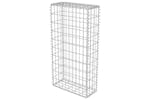 vidaXL 143576 Gabion Wall With Covers Galvanised Steel 50x20x100cm vidaXL 143576 Gabion Wall With Covers Galvanised Steel 50x20x100cm