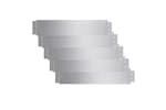 Vidaxl Lawn Fences 5 Pcs Galvanised Steel 100x19 Cm Vidaxl Lawn Fences 5 Pcs Galvanised Steel 100x19 Cm