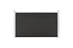 vidaXL Garden Fence Wpc 180x105cm Grey vidaXL Garden Fence Wpc 180x105cm Grey