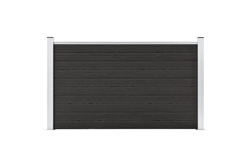 vidaXL Garden Fence Wpc 180x105cm Grey vidaXL Garden Fence Wpc 180x105cm Grey