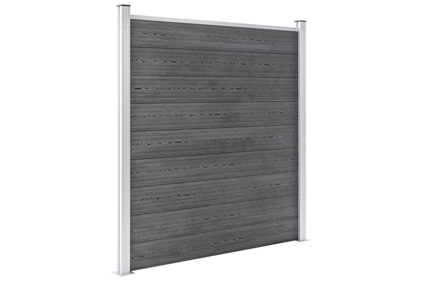 vidaXL 3053239 Wpc Fence Set 7 Square + 1 Slanted 1311x186cm Grey vidaXL 3053239 Wpc Fence Set 7 Square + 1 Slanted 1311x186cm Grey