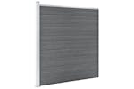 vidaXL 3053227 Garden Fence Wpc 699x186cm Grey vidaXL 3053227 Garden Fence Wpc 699x186cm Grey