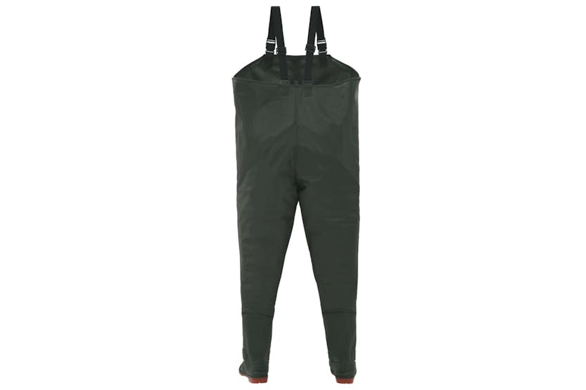 vidaXL 133660 Wading Pants With Boots Green Size 45 vidaXL 133660 Wading Pants With Boots Green Size 45