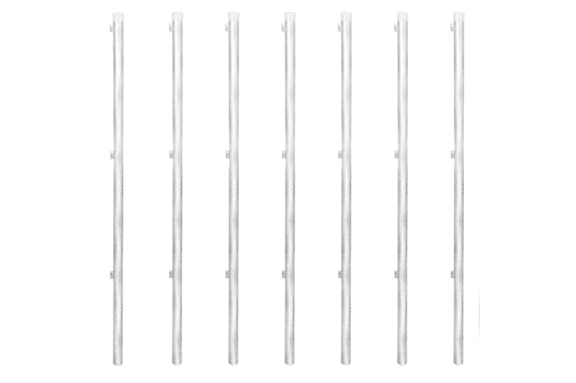 vidaXL 141496 Chain Link Fence With Posts Galvanised Steel 15x1.25 M Silver vidaXL 141496 Chain Link Fence With Posts Galvanised Steel 15x1.25 M Silver