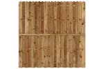 vidaXL 41654 Hit And Miss Fence Panel Pinewood 180x180cm vidaXL 41654 Hit And Miss Fence Panel Pinewood 180x180cm