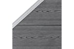 vidaXL 3053239 Wpc Fence Set 7 Square + 1 Slanted 1311x186cm Grey vidaXL 3053239 Wpc Fence Set 7 Square + 1 Slanted 1311x186cm Grey