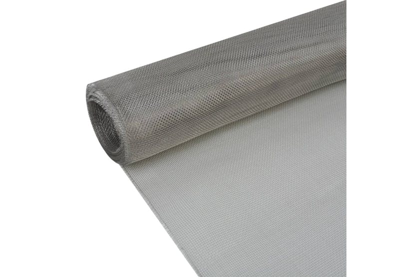 vidaXL 142258 Mesh Screen Stainless Steel 100x500cm Silver vidaXL 142258 Mesh Screen Stainless Steel 100x500cm Silver