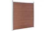 vidaXL 49066 Garden Fence Wpc 180x186cm Brown vidaXL 49066 Garden Fence Wpc 180x186cm Brown