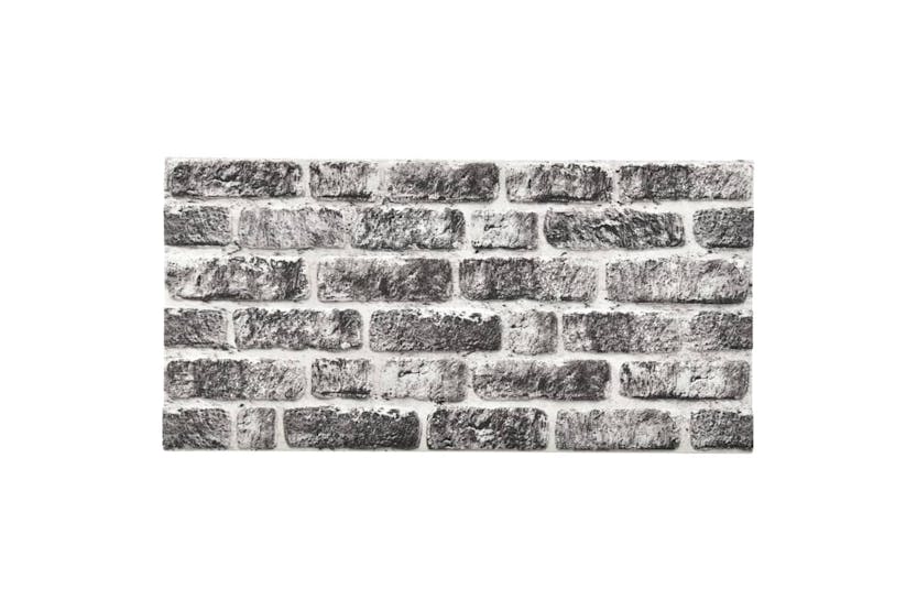 vidaXL 332925 3d Wall Panels With Dark Grey Brick Design 10 Pcs Eps vidaXL 332925 3d Wall Panels With Dark Grey Brick Design 10 Pcs Eps