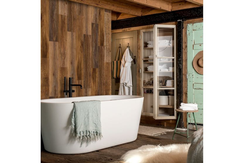 Wallart 432701 Wood Look Planks Barnwood Oak Umber Brown Wallart 432701 Wood Look Planks Barnwood Oak Umber Brown