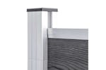 vidaXL 3053225 Garden Fence Wpc 353x186cm Grey vidaXL 3053225 Garden Fence Wpc 353x186cm Grey