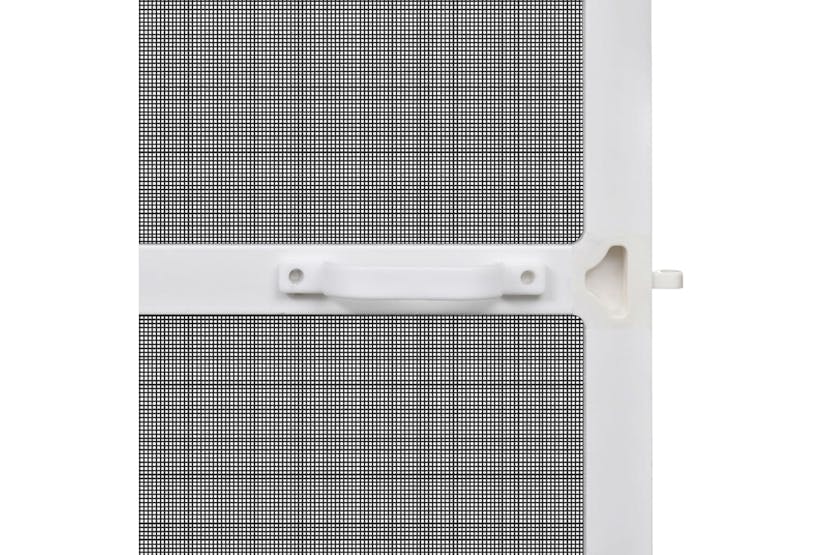 vidaXL 141565 White Hinged Insect Screen For Doors 120 X 240cm vidaXL 141565 White Hinged Insect Screen For Doors 120 X 240cm