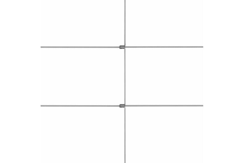 vidaXL 149482 Garden Fence Galvanised Steel Silver 50x0.8 M vidaXL 149482 Garden Fence Galvanised Steel Silver 50x0.8 M