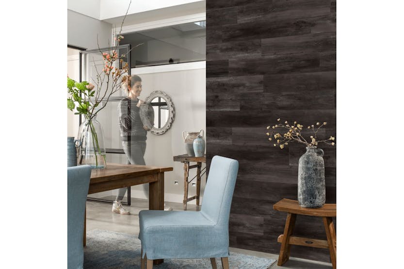 Wallart 432700 Wood Look Planks Barnwood Oak Charcoal Black Wallart 432700 Wood Look Planks Barnwood Oak Charcoal Black