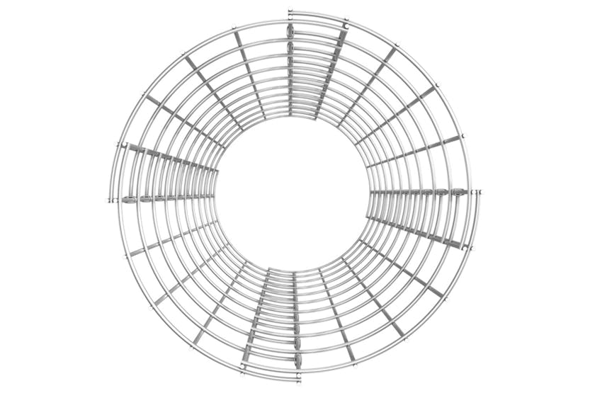 vidaXL 152012 Circular Gabion Pole Galvanised Steel ÃÂ30x100cm vidaXL 152012 Circular Gabion Pole Galvanised Steel ÃÂ30x100cm