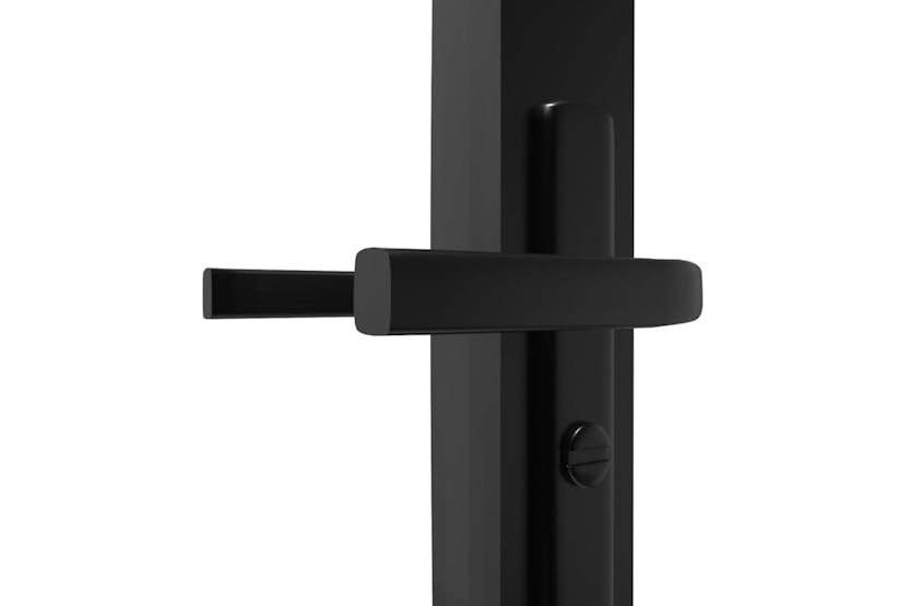 vidaXL 151203 Interior Door Esg Glass And Aluminium 83x201.5cm Black vidaXL 151203 Interior Door Esg Glass And Aluminium 83x201.5cm Black