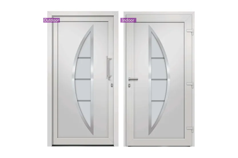 vidaXL 279210 Front Door White 108x208cm vidaXL 279210 Front Door White 108x208cm