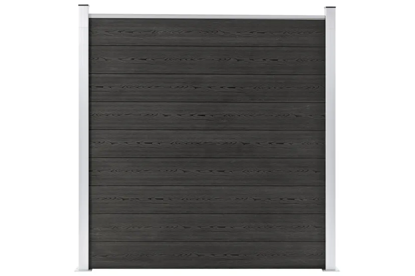 vidaXL Garden Fence Wpc 180x186cm Grey vidaXL Garden Fence Wpc 180x186cm Grey