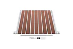 vidaXL 49066 Garden Fence Wpc 180x186cm Brown vidaXL 49066 Garden Fence Wpc 180x186cm Brown