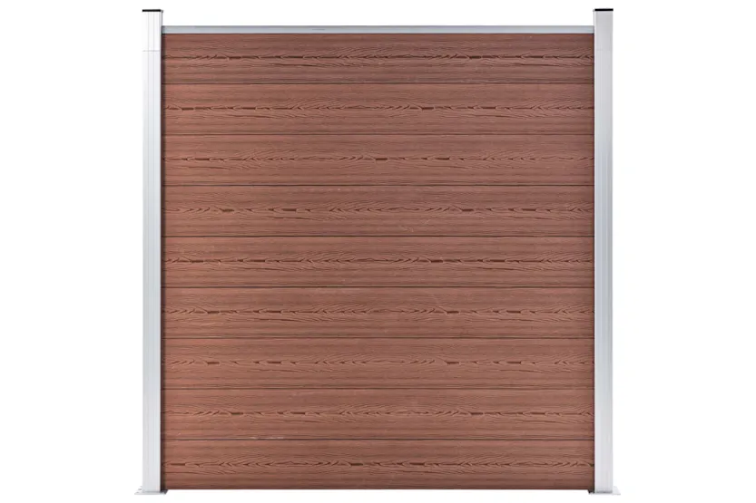 vidaXL 49066 Garden Fence Wpc 180x186cm Brown vidaXL 49066 Garden Fence Wpc 180x186cm Brown