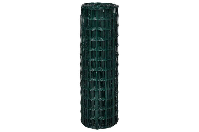 vidaXL 140574 Euro Fence Steel 10x1.2 M Green vidaXL 140574 Euro Fence Steel 10x1.2 M Green