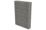 vidaXL 143579 Gabion Wall With Covers Galvanised Steel 100x20x150cm vidaXL 143579 Gabion Wall With Covers Galvanised Steel 100x20x150cm