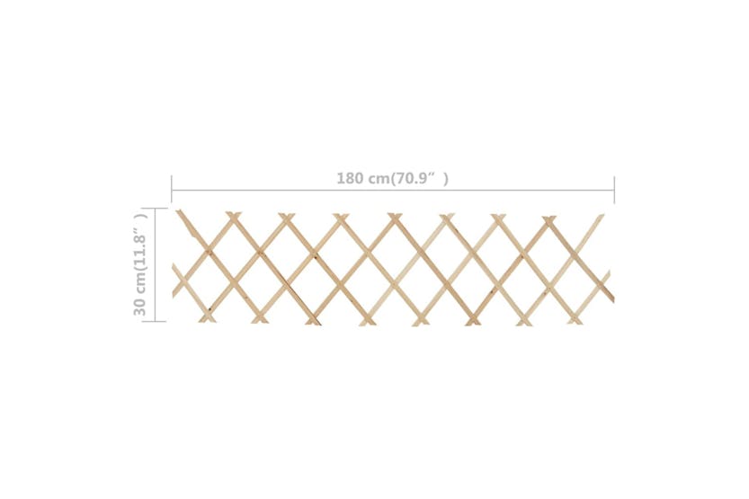 vidaXL 47239 Trellis Fences 5 Pcs Firwood 180x30cm vidaXL 47239 Trellis Fences 5 Pcs Firwood 180x30cm