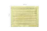 vidaXL 45332 Garden Gate Impregnated Pinewood 75x100cm vidaXL 45332 Garden Gate Impregnated Pinewood 75x100cm