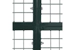 vidaXL 142025 Double Door Fence Gate Powder-coated Steel vidaXL 142025 Double Door Fence Gate Powder-coated Steel