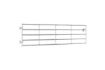 vidaXL 145986 5 Bar Field Gate Steel (115-300)x90cm Silver vidaXL 145986 5 Bar Field Gate Steel (115-300)x90cm Silver