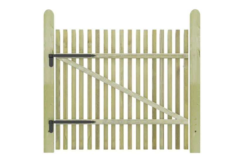 vidaXL 45140 Picket Garden Gate Impregnated Pinewood 100x100cm vidaXL 45140 Picket Garden Gate Impregnated Pinewood 100x100cm